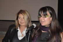 La produttrice francese Carol Solive con Francesca Mora, coordinatrice del Festival